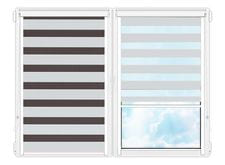 Рулонные кассетные шторы День Ночь Латина 1301 цена. Купить в «Мастерская Жалюзи»